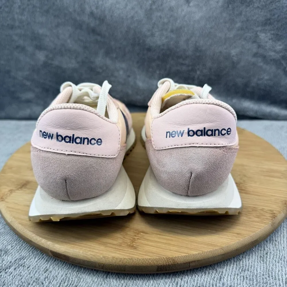 New Balance 237 Shoes Womens Size 7.5 Pink Navy Suede Athletic Sneakers WS237GC